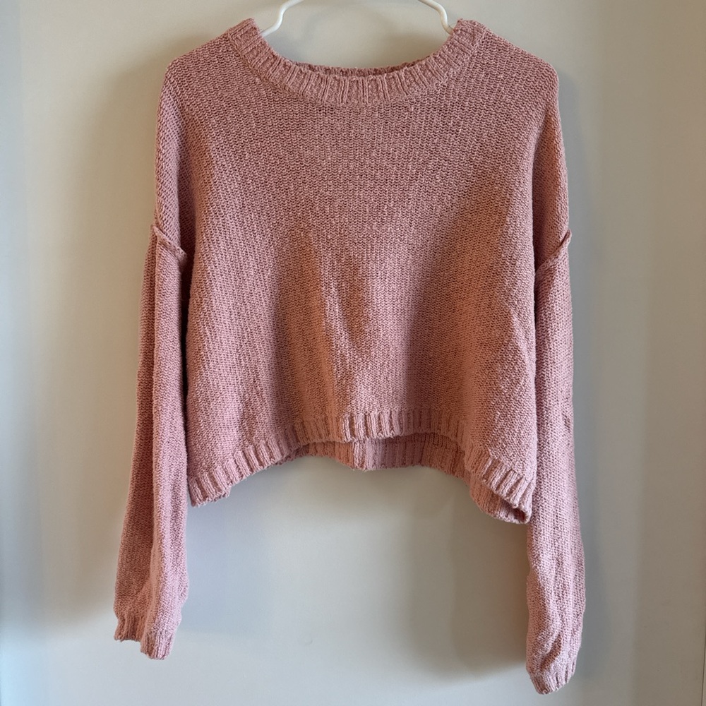 Billabong Cozy Pink Knit Sweater